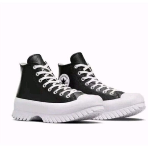 CONVERSE Chuck Taylor All Star Lugged 2.0 Premium Leather Sneakers Mens 8.5 - Picture 12 of 16